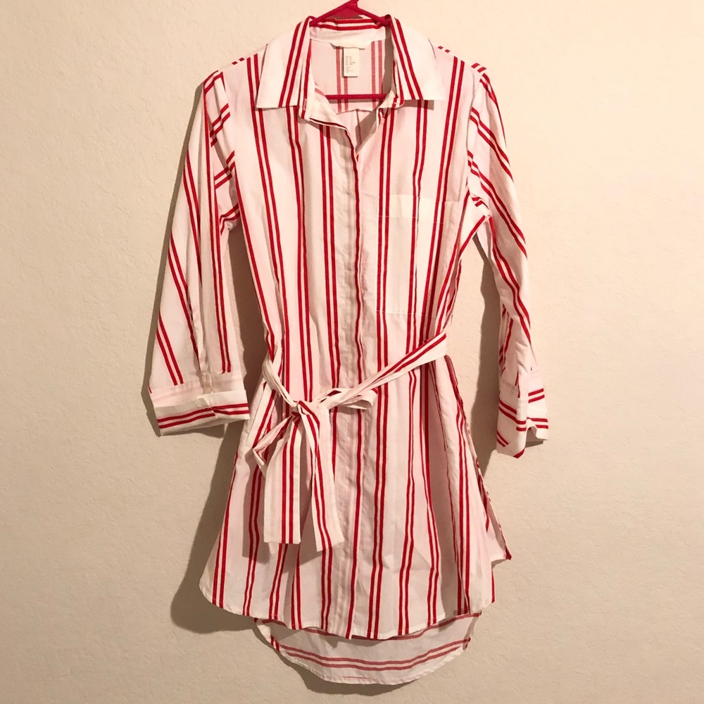 🔸NWOT H&M TSHIRT HIGH-LOW DRESS